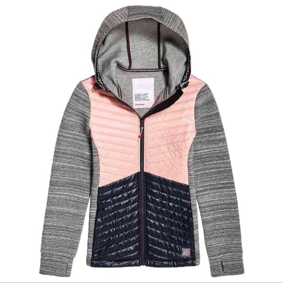 Superdry Classic Storm Jacket Full Zip Warm Puffer Style Streetwear Hoodie - Picture 1 of 4